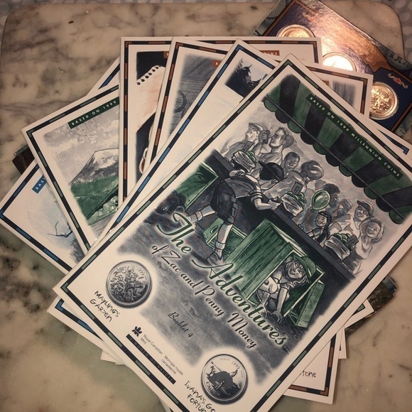 1999 The Adventures of Zach and Penny Money Canadian Quarter Collection & Books - Picture 4 of 6